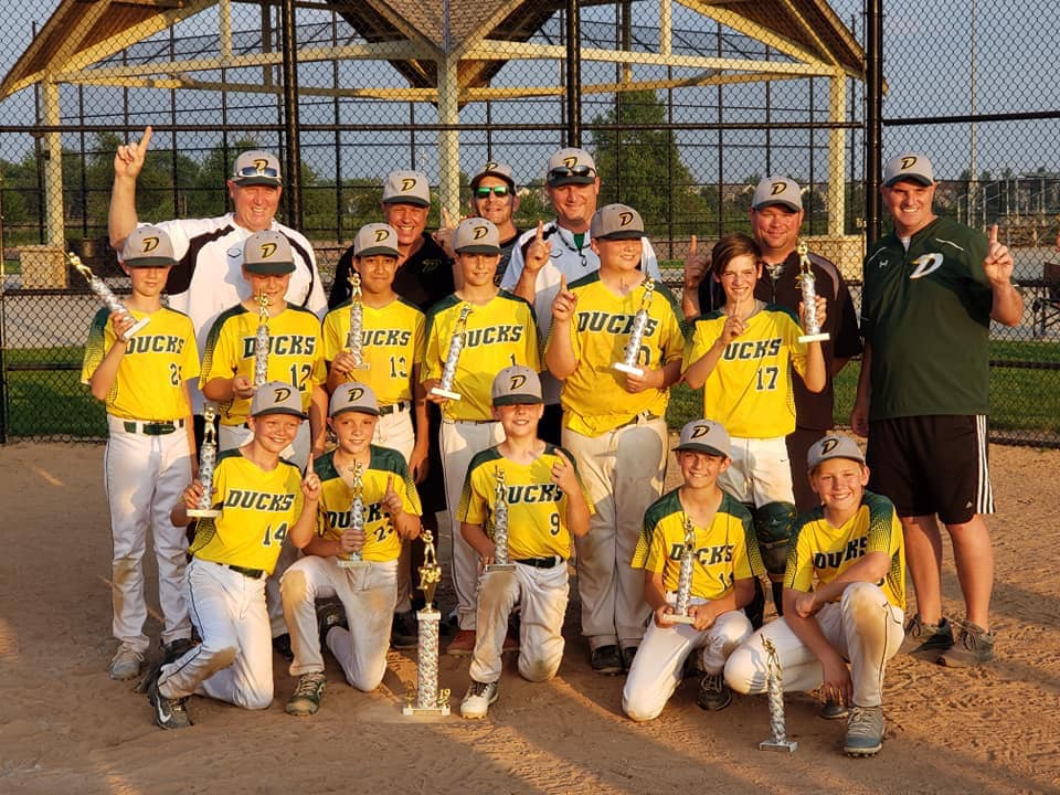 11U Ducks Gold won the Aurora Thunder Summer Heat Tournament going 40